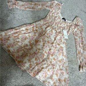 Vici floral long sleeve dress